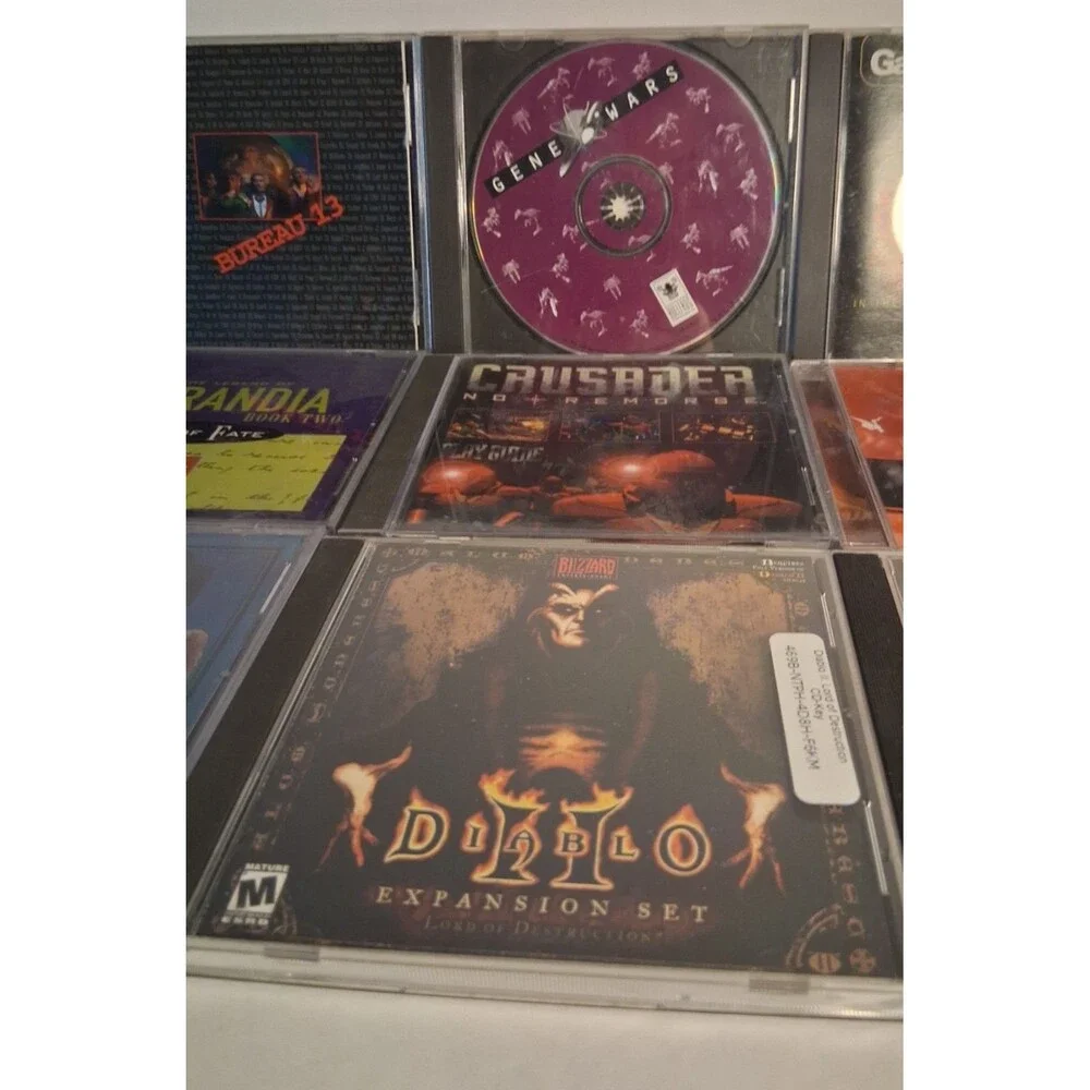 PC Video Games LOT - CD-ROM Games - Vintage - Various Titles 9 Games